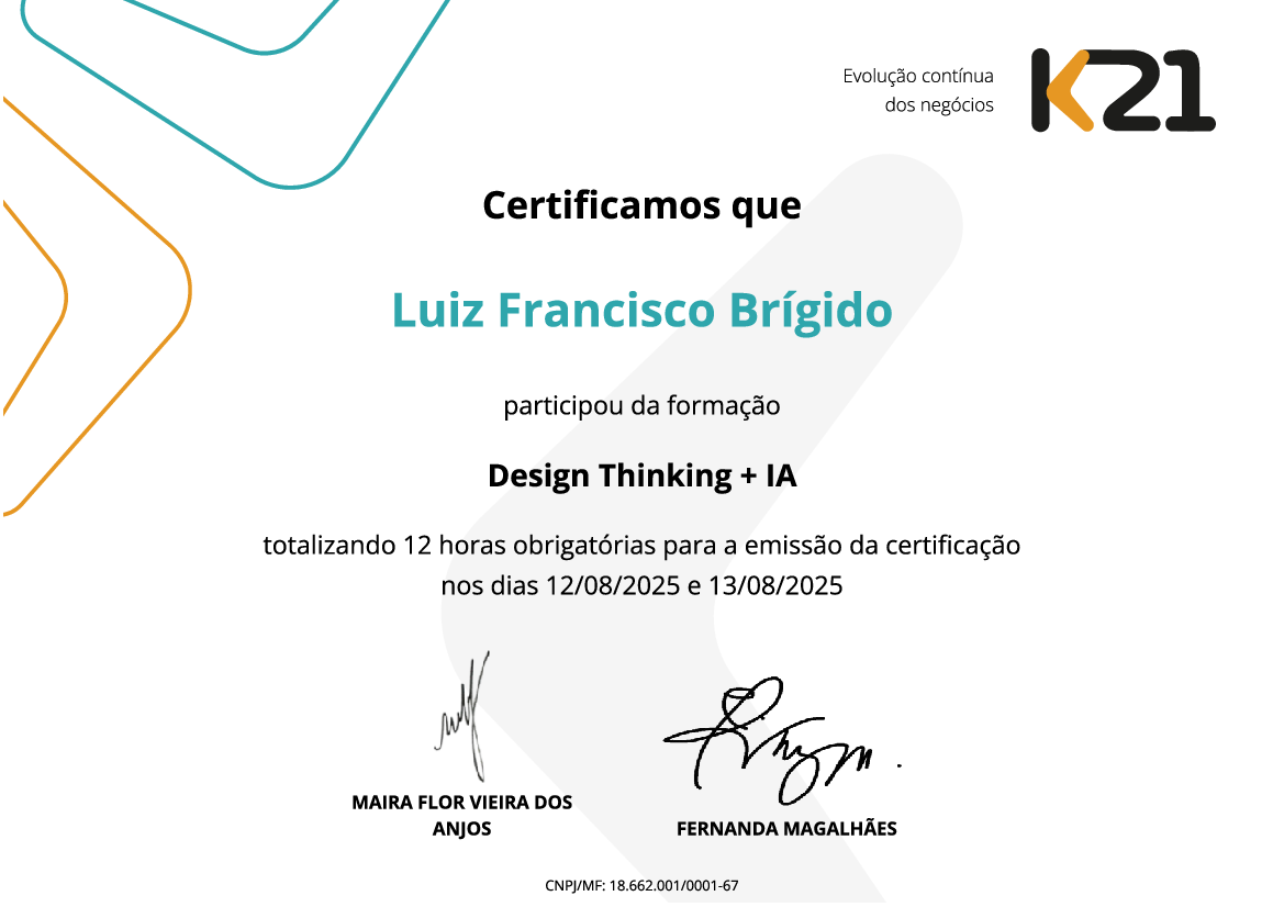 Certificado K21